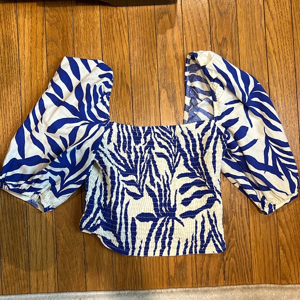 Primark blue top - Size 10 (fits like a S)